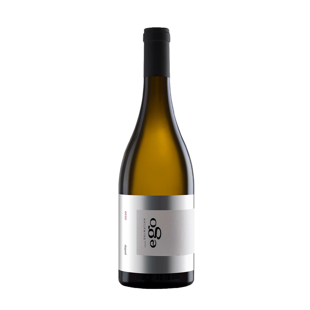 Eine Flasche Posip ego Galic 750 ml - Hochwertiger Weißwein aus Dalmatien, Kroatien