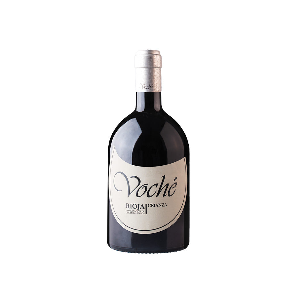 Eine Flasche Rioja Crianza Bodegas Voche - Manzanos 750 ml - Hochwertiger Rotwein aus Rioja, Spanien