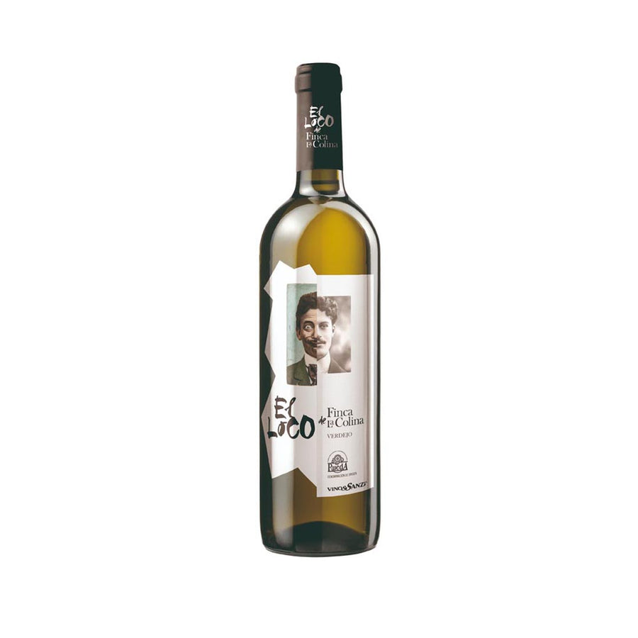 Eine Flasche El Loco Finca La Colina 750 ml - Hochwertiger Weißwein aus La Seca - Rueda, Spanien