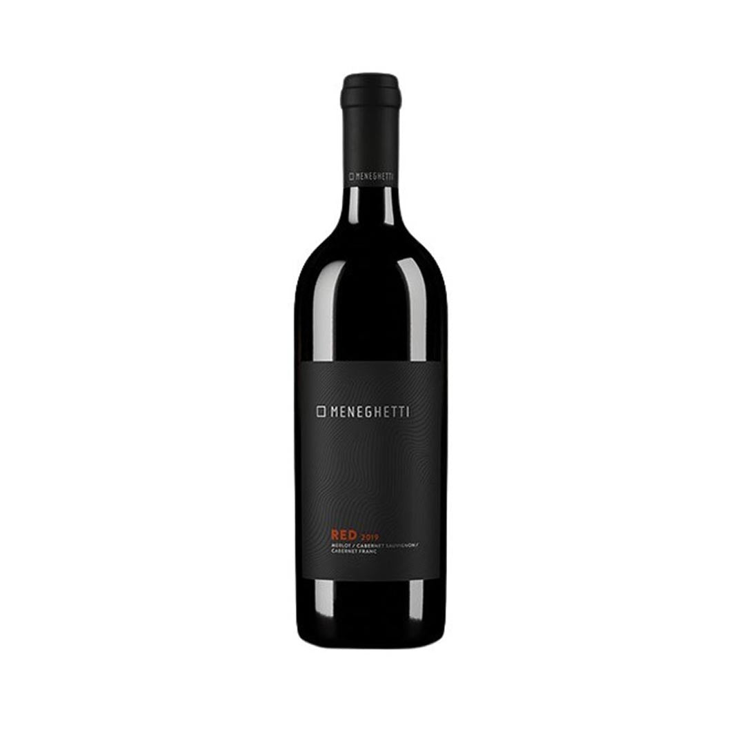 Eine Flasche Meneghetti Red 750 ml - Hochwertiges Rotwein Cuvee aus Istrien, Kroatien