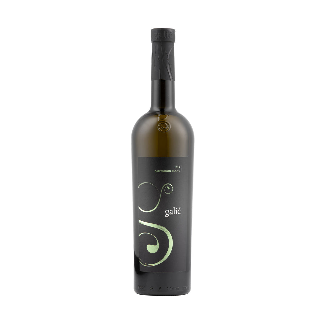 Eine Flasche Sauvignon Blanc Galic 750 ml - Hochwertiger Weißwein aus Slawonien, Kroatien