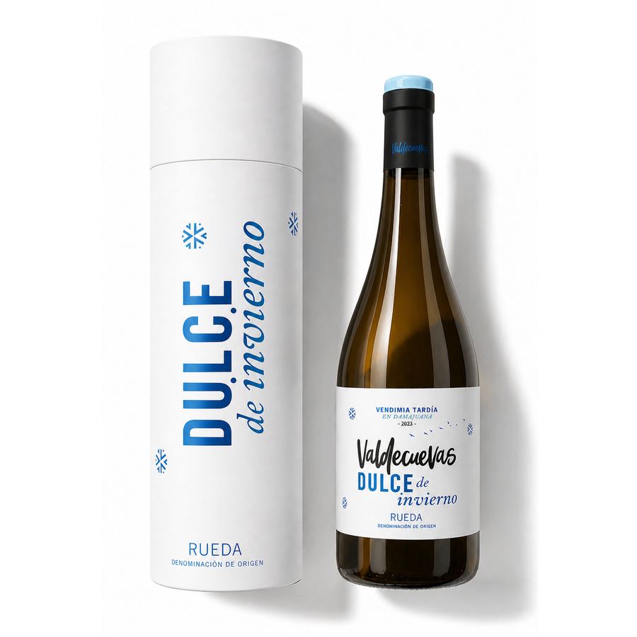 Eine Flasche DULCE de invierno von Valdecuevas 500 ml - Hochwertiger Suesswein aus Rueda, Spanien