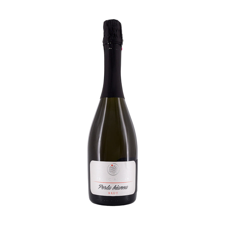 Eine Flasche Perla Bianca Brut Franc Arman 750 ml - Hochwertiger Sekt aus Istrien, Kroatien