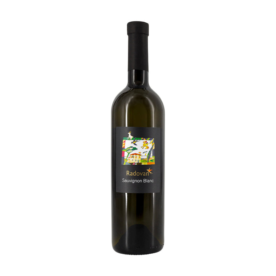 Eine Flasche Sauvignon Blanc Radovan 750 ml - Hochwertiger Weißwein aus Istrien, Kroatien